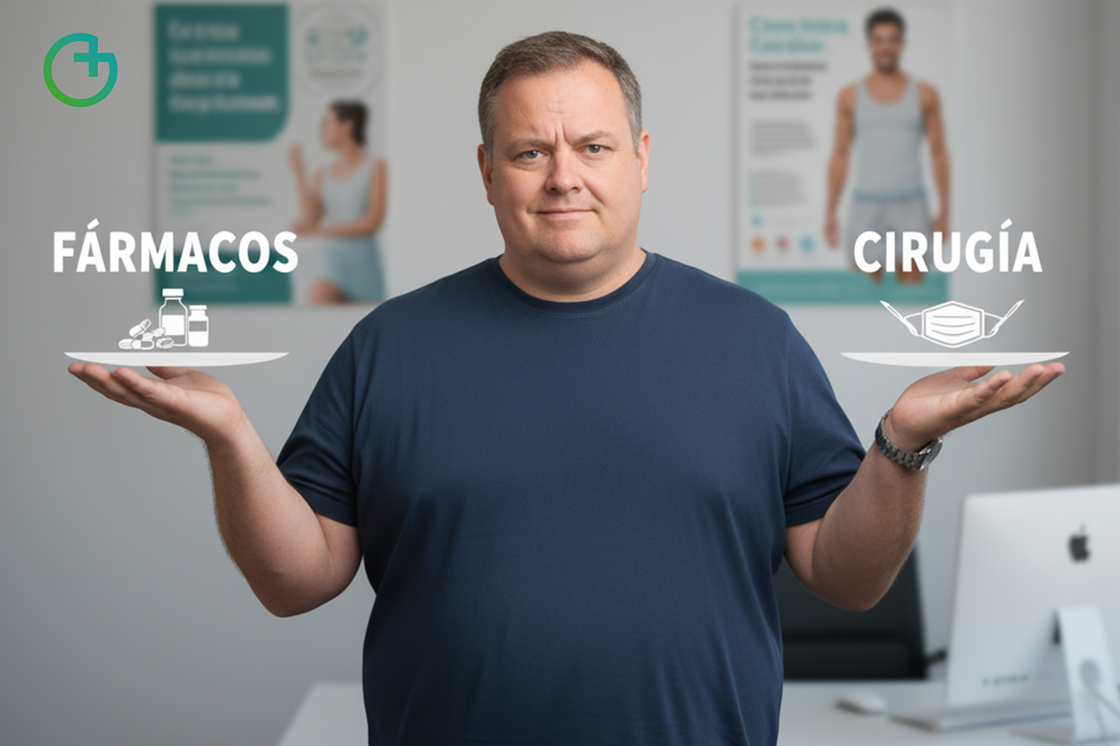 cirugía de la obesidad o fármacos